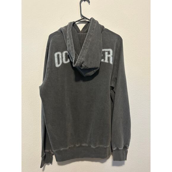 Octobers Very Own Hoodie Drake Overdyed Grey OVO Varsity Hoodie size Large - Picture 1 of 4